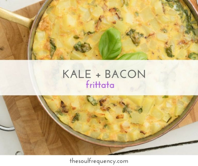 Kale + Bacon Frittata Shanna Lee